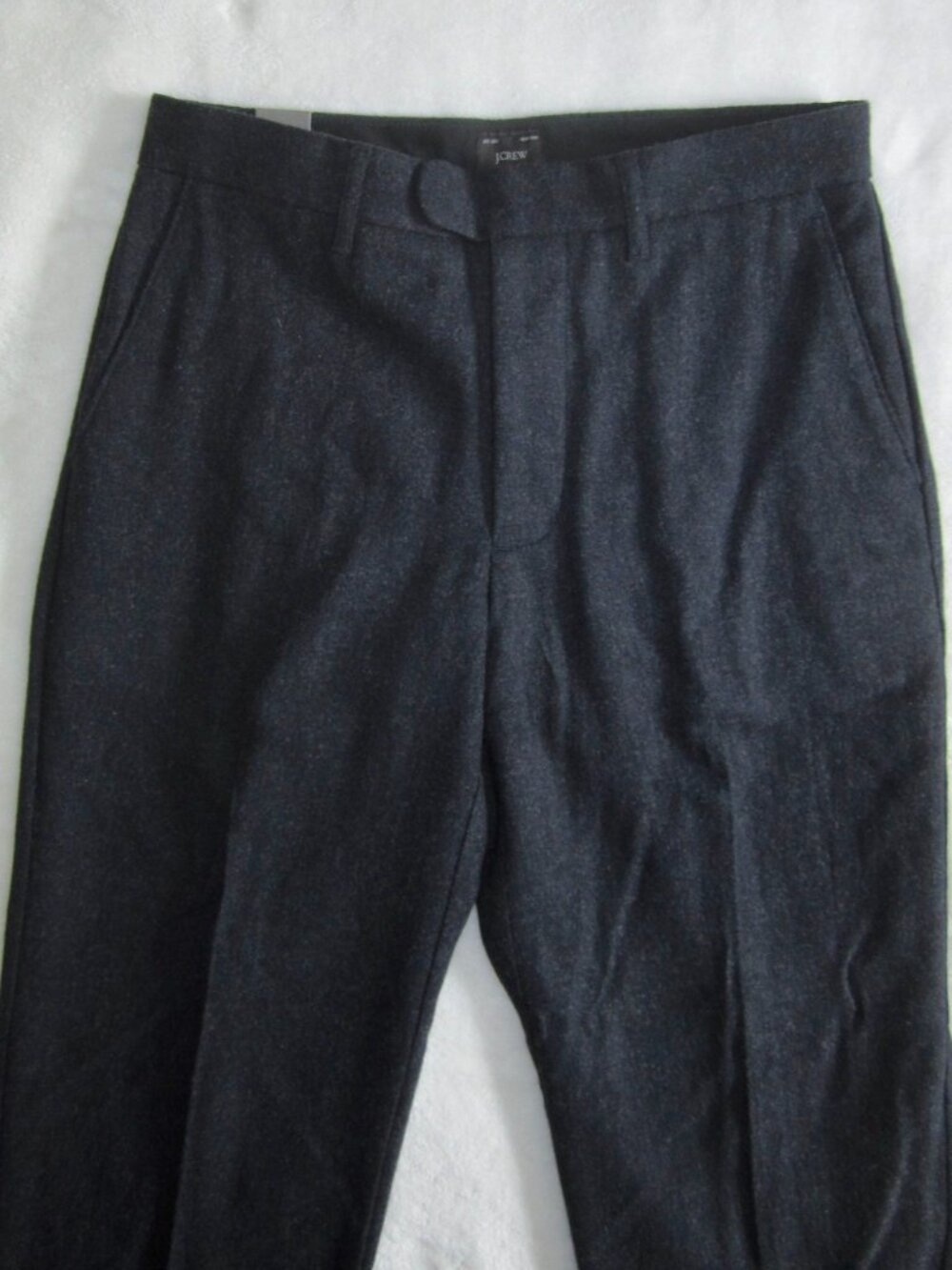 NWT J CREW Classic Creased Trouser Pants Japanese Wool Blend Style CF636 30 x 32